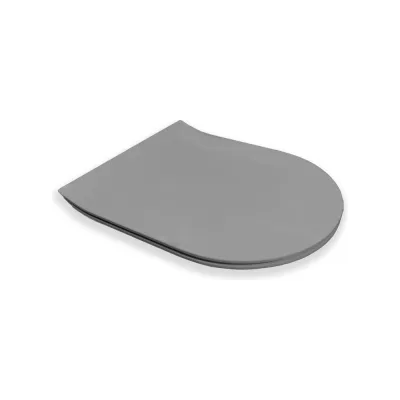 Сиденье тонкое быстросъемное Hatria с системой EXTRA-SLIM плавного закрывания, цвет cemento 07 A0Y9D507