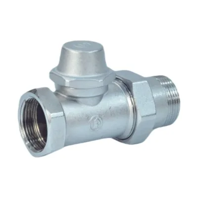 Запорный клапан для радиатора Giacomini R15TG Ду 20 Ру16 ВР прямой R15X034 107-0122