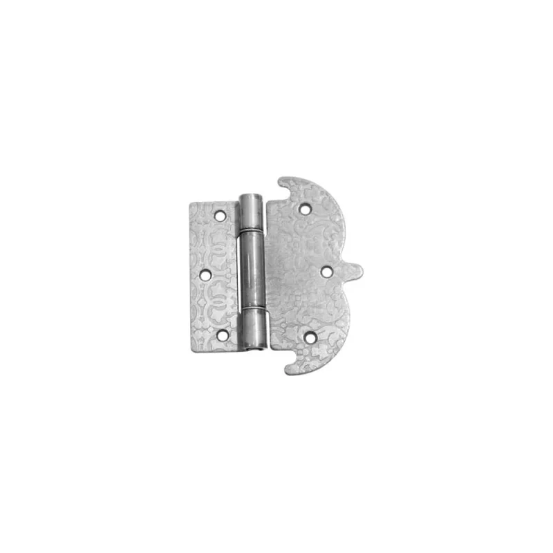 Петля фигурная DOMART 130x110 /кованая/ черненое серебро серия Суздаль 4660046002824
