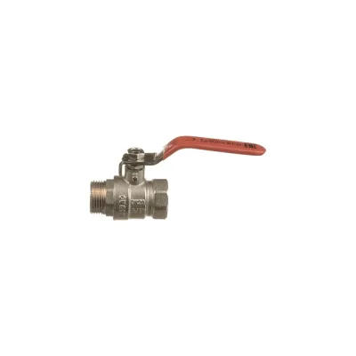 Шаровой кран Terma RED 1 в/н ручка 26132