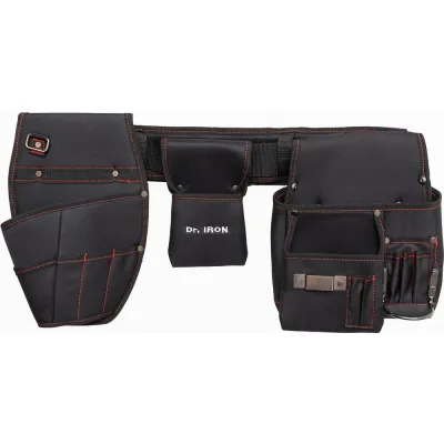 Сумка-пояс тройная с кобурой Dr. IRON 510x270x50 мм DR1008
