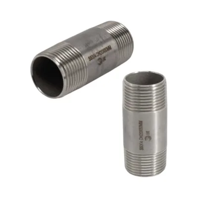 Бочонок NEWKEY ниппель нержавеющий, AISI304 DN20 (3/4), (CF8), PN16 набор 2 шт NAB2-NK-DBM20/4