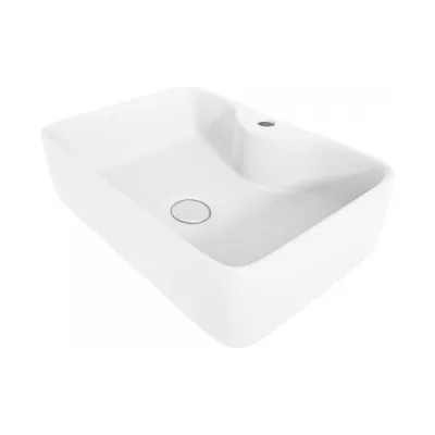 Раковина для ванной Teymi Helmi S накладная 48 цвет белый матовый T50296 ЦБ-00270827