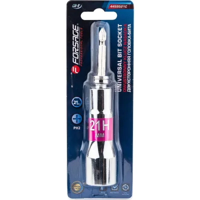 Головка-бита двухсторонняя Forsage 21мм F-4459521C(63801)