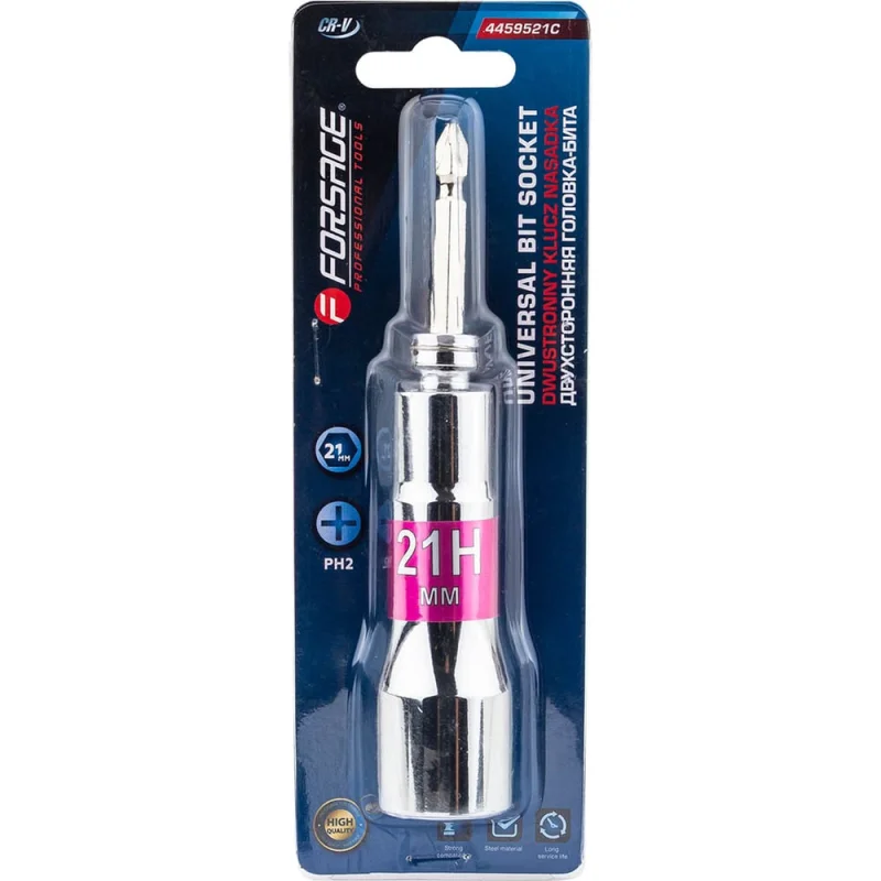 Головка-бита двухсторонняя Forsage 21мм F-4459521C(63801)