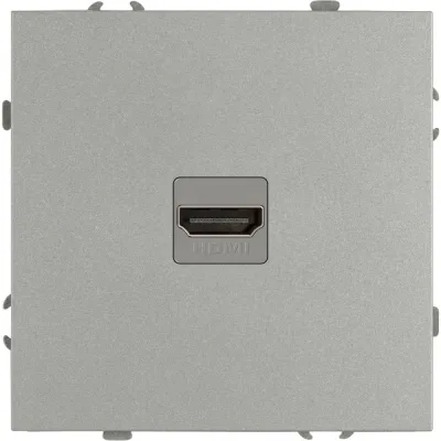 Розетка ЭРА Galaxy 15-3114-03 HDMI IP20 алюминий Б0070796