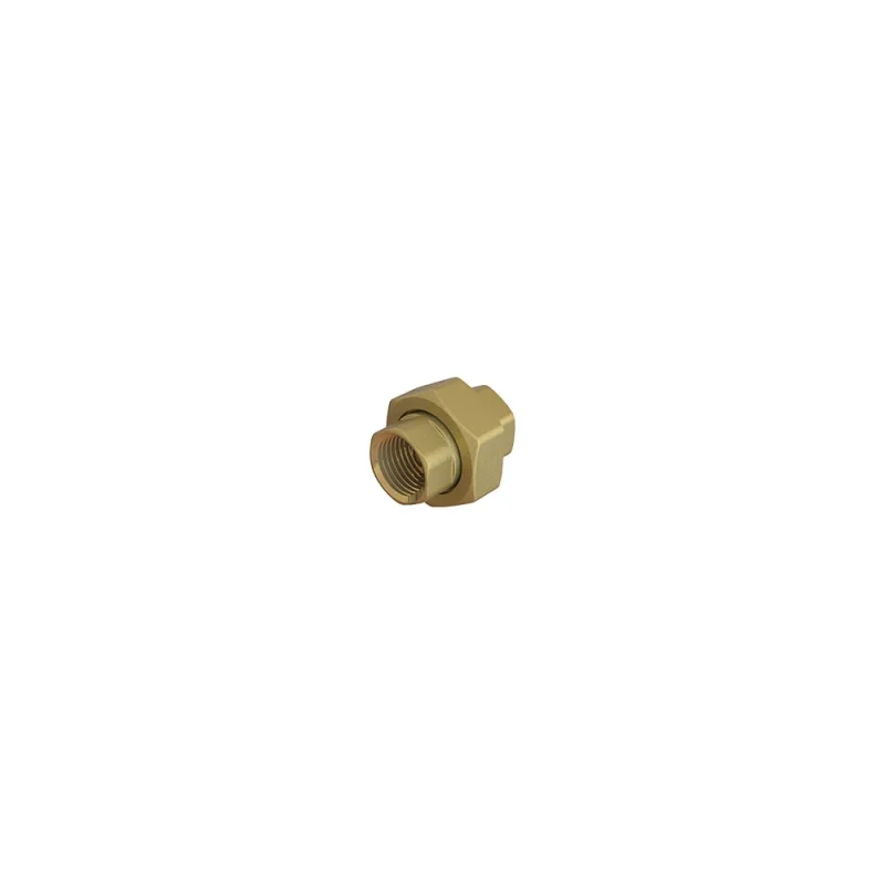 Сгон американка ELSEN Metalit прямой, ВВ, 1/2", 1/2", латунь, с плоским уплотнением EBF21.12