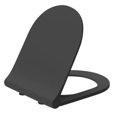 Сиденье для унитаза LOGAN L3W Smartfix, Soft-Close Black 00288929
