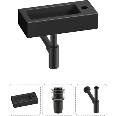 Комплект Wellsee 3 в 1 Lavinia Boho Bathroom Sink накладная/подвесная раковина 37x18 см 20215873R