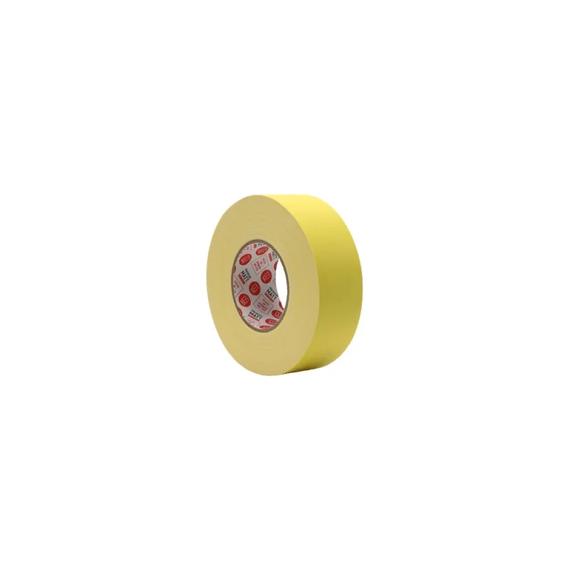 Клейкая лента DGTAPE MATT - Гаффа тейп 50мм/50м - Светло-Желтый MATT50050/50/Y