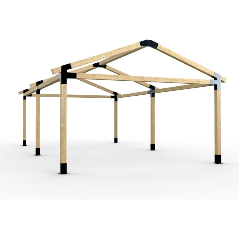 Комплект кронштейнов (опора бруса) АрсеналЪ PERGOLA двускатный 6x3м усиленный мод. AR7576DS957-06