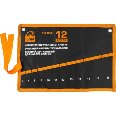 Органайзер тканевый для набора ключей ISMA 12пр (420х300мм) -5121P-P(58947) ISMA-5121P-P(58947)