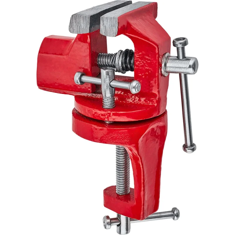 Тиски слесарные поворотные Rockforce мини (ширина губ - 50мм) RF-32950R(65941)