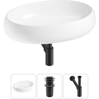 Комплект 3 в 1 Lavinia Boho Bathroom Sink накладная раковина 60x40 см, состоит из 3331109 20215100R