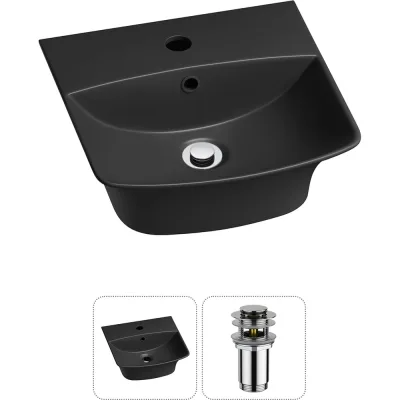 Комплект 2 в 1 Wellsee Lavinia Boho Bathroom Sink накладная/подвесная раковина 35x36 см 20216737R