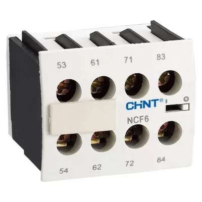 Приставка дополнительные контакты CHINT NCF6-22 к контактору NC6 (R) (уп. 2 шт.) 261007