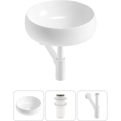 Комплект Wellsee 3 в 1 Lavinia Boho Bathroom Sink накладная раковина 36x36 см 3331108 20215038R