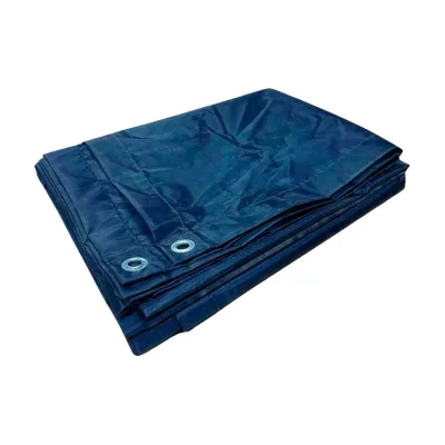 Тент (полог) ЯрПолог оксфорд 600PU 3x6м, с люверсами, цвет синий oxf_3x6_krepl