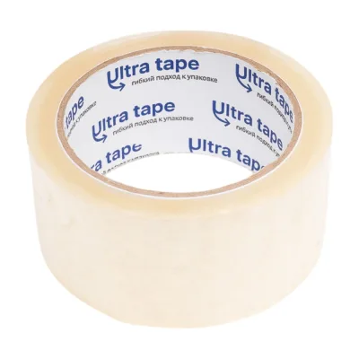 Клейкая лента Ultra tape 48мм 66м 43мкм, прозрачная 4687205075352