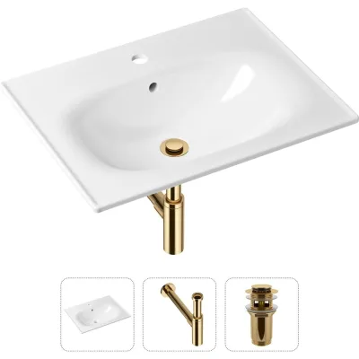 Врезная раковина для ванной Lavinia Boho Bathroom Sink в комплекте 3 в 1 21520471