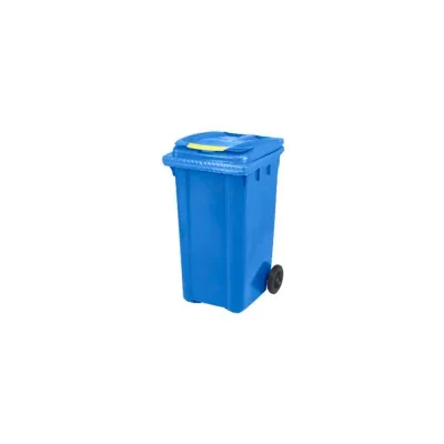 Контейнер Razak plast пластик, синий, R, 240 л., без логотипа, с крышкой, синяя, на колёсах 6909384899634