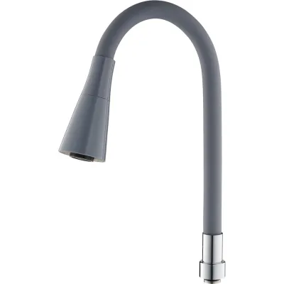 Излив для кухни Aqueduc 348905 50 см. гибкий. цинковая гайка. двухрежим аэратор. серый ЭК000148905