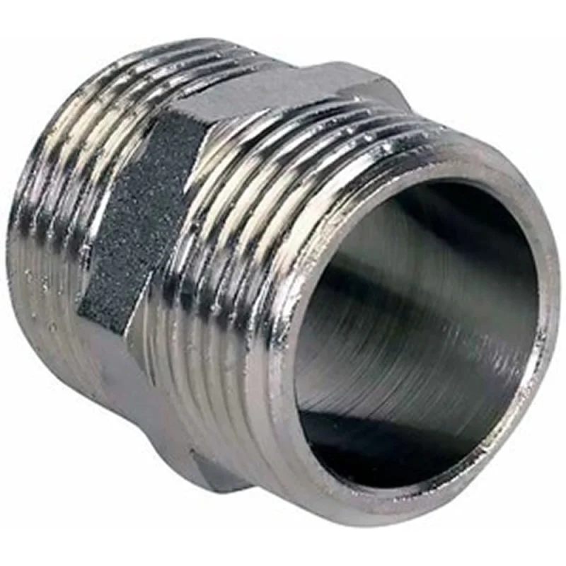 Ниппель DN.ru НР-НР-304 1 1/4 Ду32 Ру20, нержавеющая сталь НР/НР BSPT D270-20253
