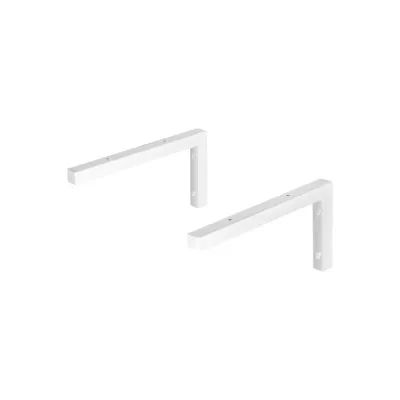 Кронштейн металлический Г-образный Primo&Mensa 15x30, цвет белый PM-GD1.2.9003MG