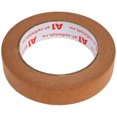 Гидрофобная малярная лента A1 MASKING TAPE BROWN 24 мм х 40м 100BT-2440