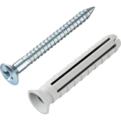 Дюбель-гвоздь Tecfi YZ потайн. манжета, нейлон, 8x45, 100 шт. пакет 148866