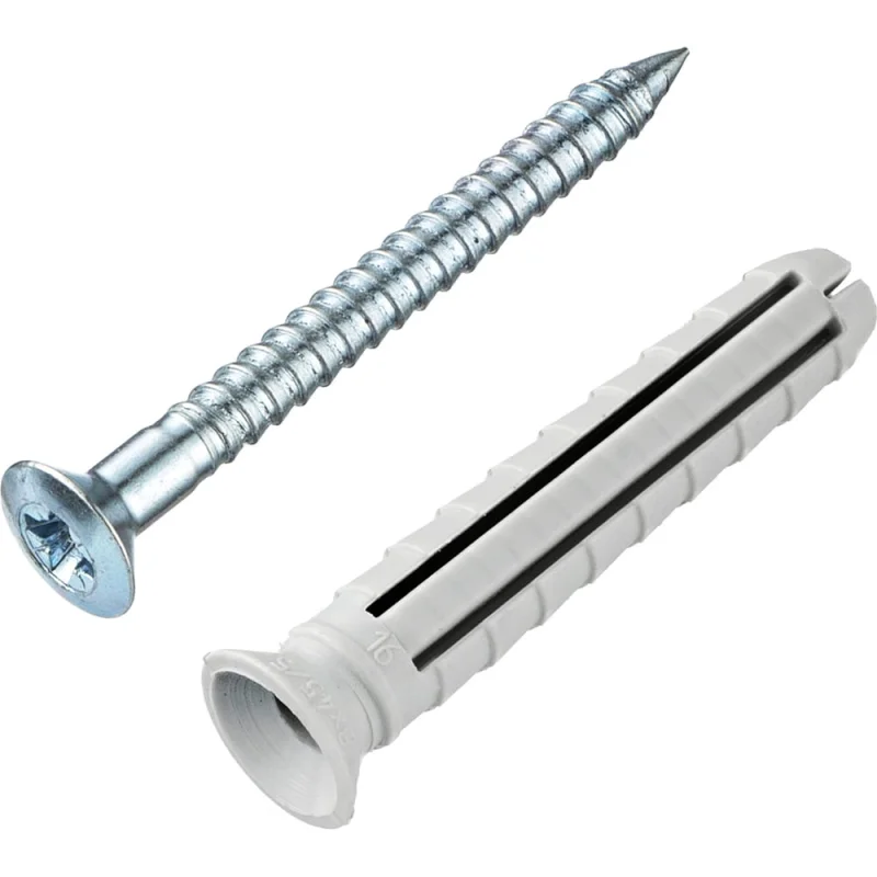 Дюбель-гвоздь Tecfi YZ потайн. манжета, нейлон, 8x45, 100 шт. пакет 148866