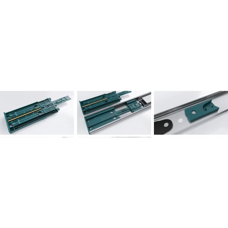Направляющие шариковые c доводчиком REJS SOLID SLIDE L-550 H=45mm 35kg металл оцинк TH03.0984.01.062
