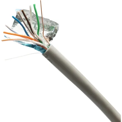 Кабель сетевой OXION 4 пары CAT5e FTP PVC 24AWG медь 30м +4шт. син. колп.+4 шт. RJ-45 разъема, арт. OX8P8C30LFWC-4-4