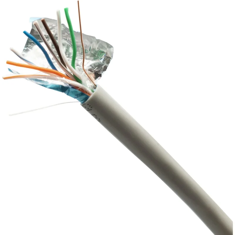Кабель сетевой OXION 4 пары CAT5e FTP PVC 24AWG медь 30м +4шт. син. колп.+4 шт. RJ-45 разъема, арт. OX8P8C30LFWC-4-4