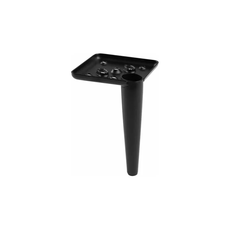 Ножка мебельная GTV SQUARE h-150мм, черный матовый NM-SQUARE-150-20M
