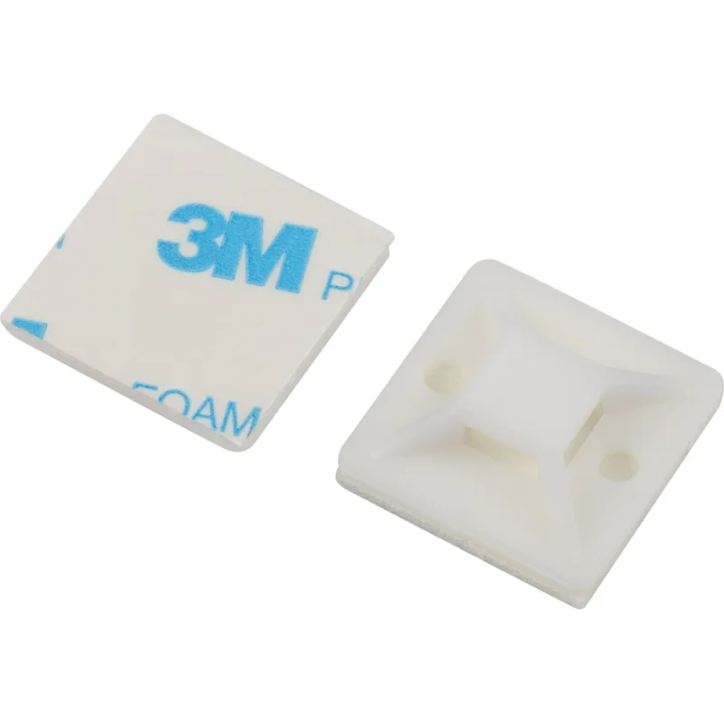 Площадка самоклеящаяся под хомуты ЭРА NO225307 20x20 мм белая 10 штук Б0066723