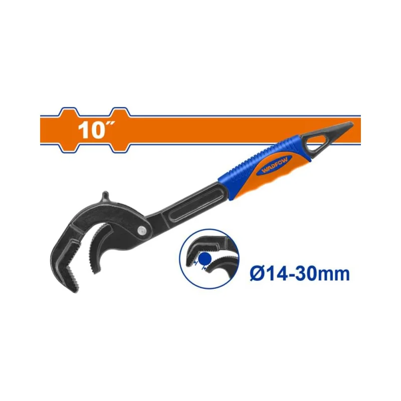 Ключ трубный WadFow 250 мм 14-30 мм 8/48 WPW7110