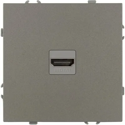 Розетка ЭРА Galaxy 15-3114-07 HDMI IP20 титан Б0070800