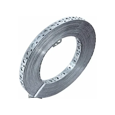 Лента Stalmax LP-V 17х0,55 (25м) монтажная перфорированная прямая (арт. 10830) оцинкованная сталь (уп. 5 шт) 10830-023