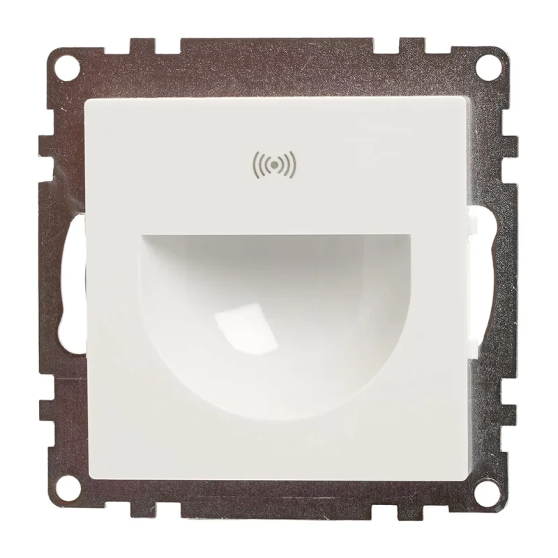 Механизм подсветки встраиваемой LED c датчиком движения STEKKER 250В, 1W, 4000К, серия Катрин, белый, 50279