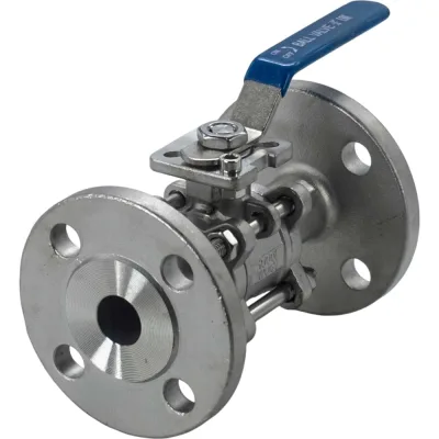 Кран шаровый фланцевый под привод нержавеющий NEWKEY (3PC), AISI304 DN20 (3/4"), (CF8), PN16 NK-BFp20/4