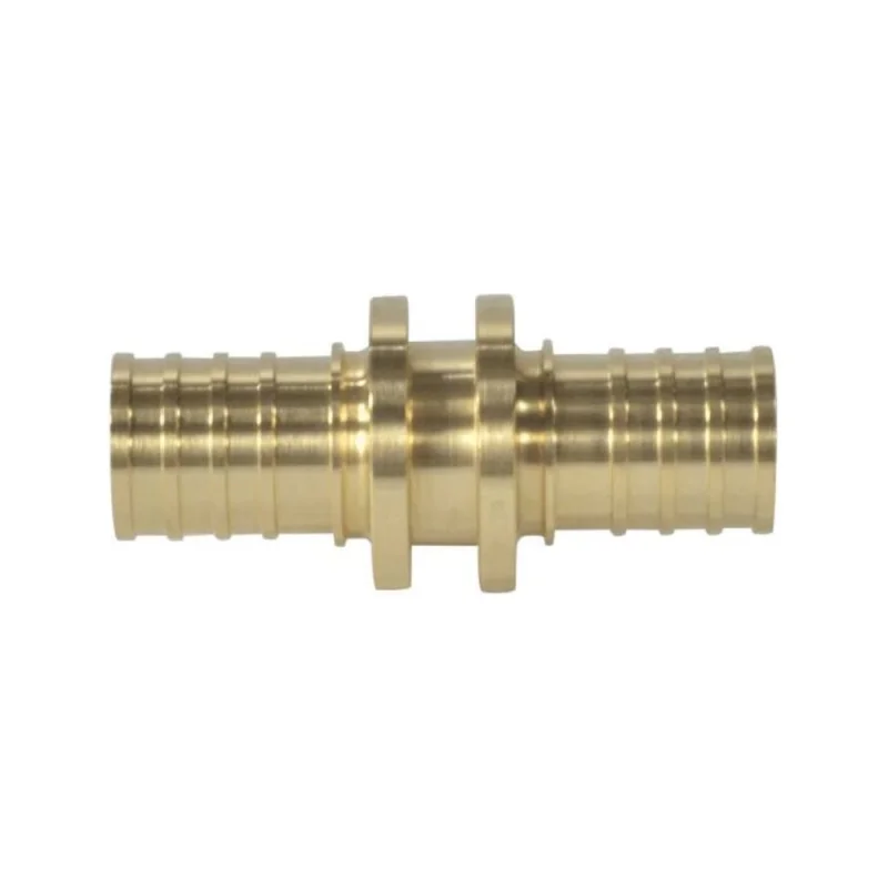 Муфта для PE-X труб РОС аксиальная латунь Дн 32 130-1249