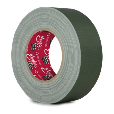 Клейкая лента Matt 500 - Гаффа тейп Magtape 50 мм х 50 м зеленая CT50050G