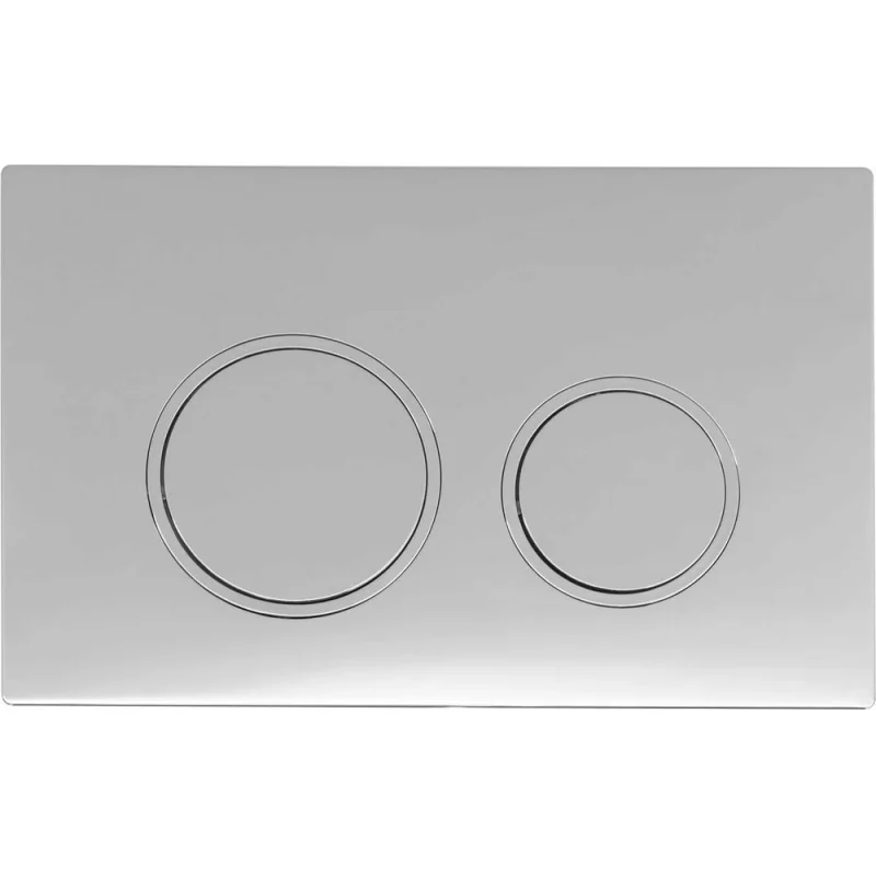 Кнопка смыва двойная Aquanet AQ-PRO-SLIM-02CR АВC хром (380295) 00380295
