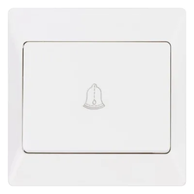 Кнопка для звонка TDM ELECTRIC белая Ильмень SQ1823-0007