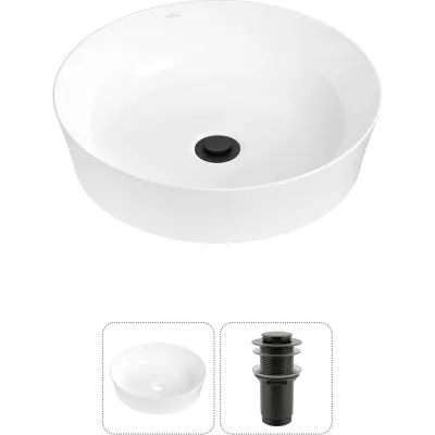 Набор Wellsee 2 в 1 Cromulent накладная раковина 43x43 см 20213531R