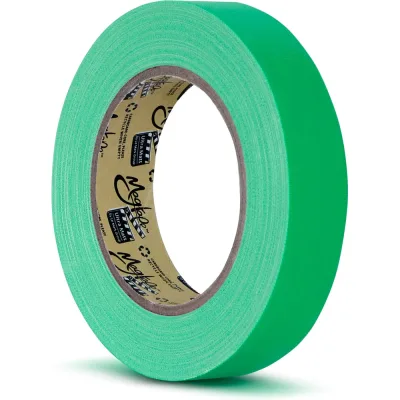 Клейкая лента Magtape Ultra Matt Fluorescen гаффа тейп 25мм x 25м зеленый CTULTRA25NGN25