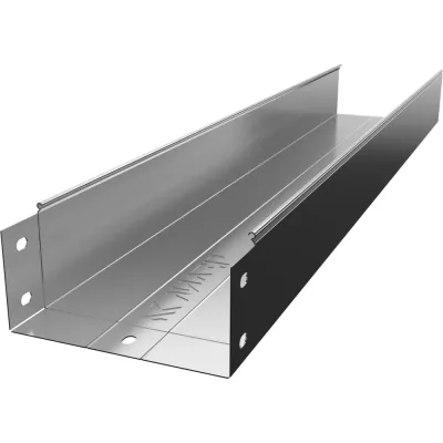 Лоток неперфорированный замковый оцинкованный CABLIDERTRAYS ЛМЗ-100х100-0,55-3000