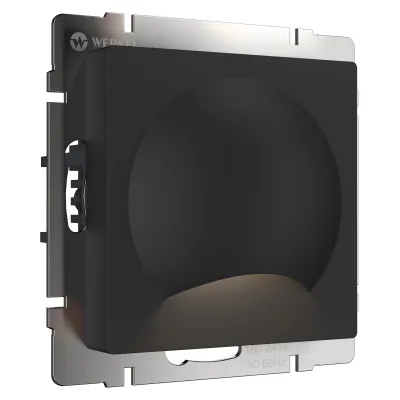Подсветка для лестниц встраиваемая светодиодная черная 1 Вт 4000К IP20 Werkel (a060196)