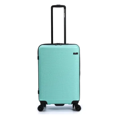 Чемодан Torber Caspian, светло-зеленый, ABS-пластик, 43x26x68 см, 64 л T2055M-Green